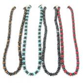 Assorted Colored Semi-precious Stone Hematite Beads Strands Necklace